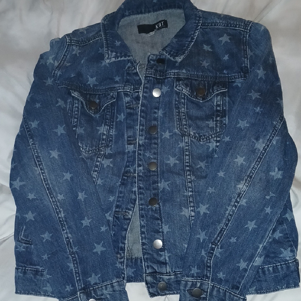 Kut Blue Star Denim Jacket XS